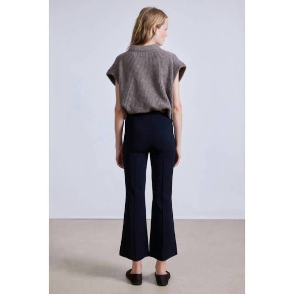 NEW APIECE APART rene flare trouser in black - Picture 2 of 2